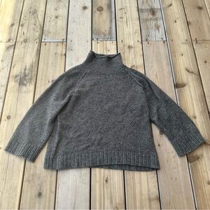 Lilla P Speckled Dolman Sleeve Pullover Sweater S